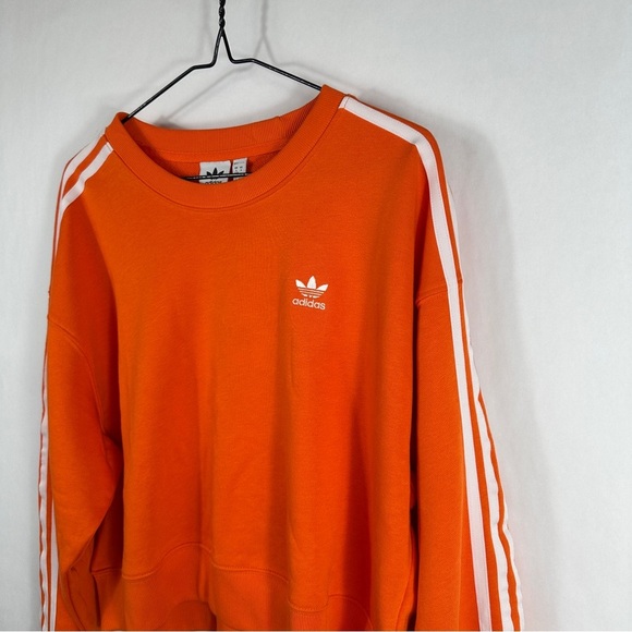 NWT Adidas Women's Orange Sweatshirt - Picture 4 of 7